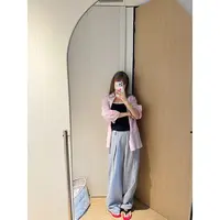【特调定染】浅紫色亚麻衬衣625
