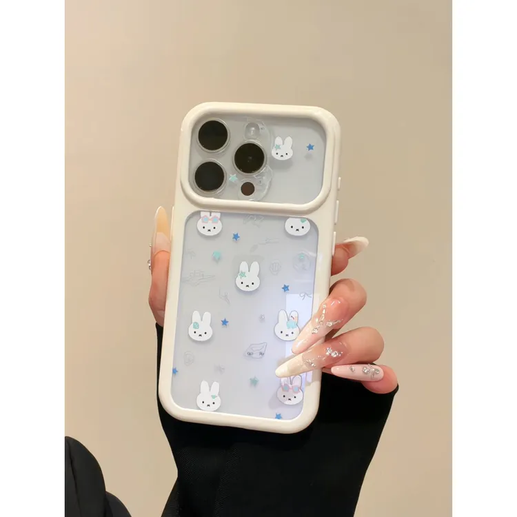 贝壳米菲兔适用于苹果17PM星空壳16p大视窗14/13透明15手机壳爆款