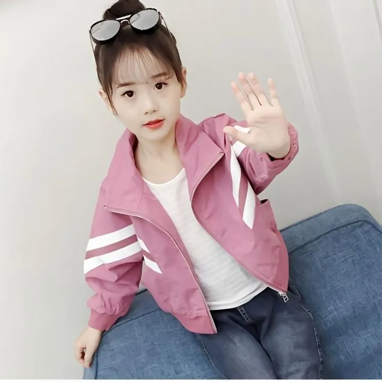 女童外套秋装2025新款韩版时尚棒球服春秋季童装儿童洋气上衣夹克