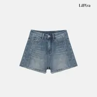 Lilpera【清仓福利】夏季毛边牛仔短裤X517