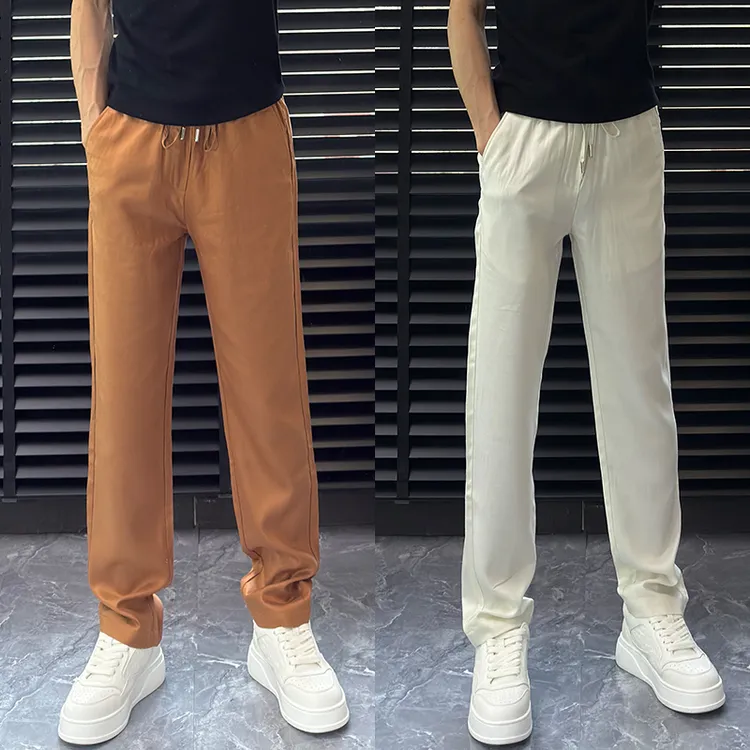 【轻薄软糯】25夏季 · 慵懒·莱赛尔微宽松亲肤直筒男士休闲长裤