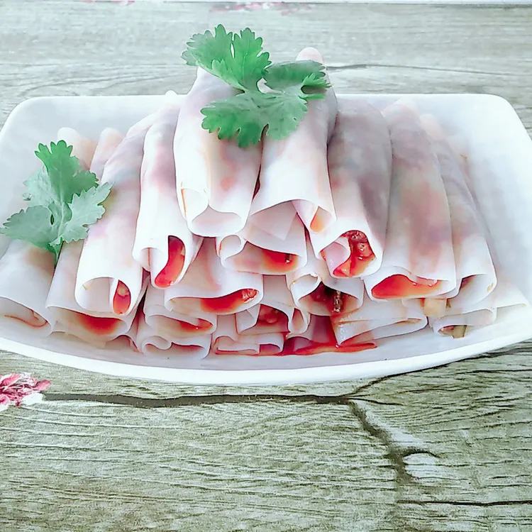 贵州特产小吃贵阳安顺裹卷米皮凉皮春卷张裹卷皮赠送配菜辣椒