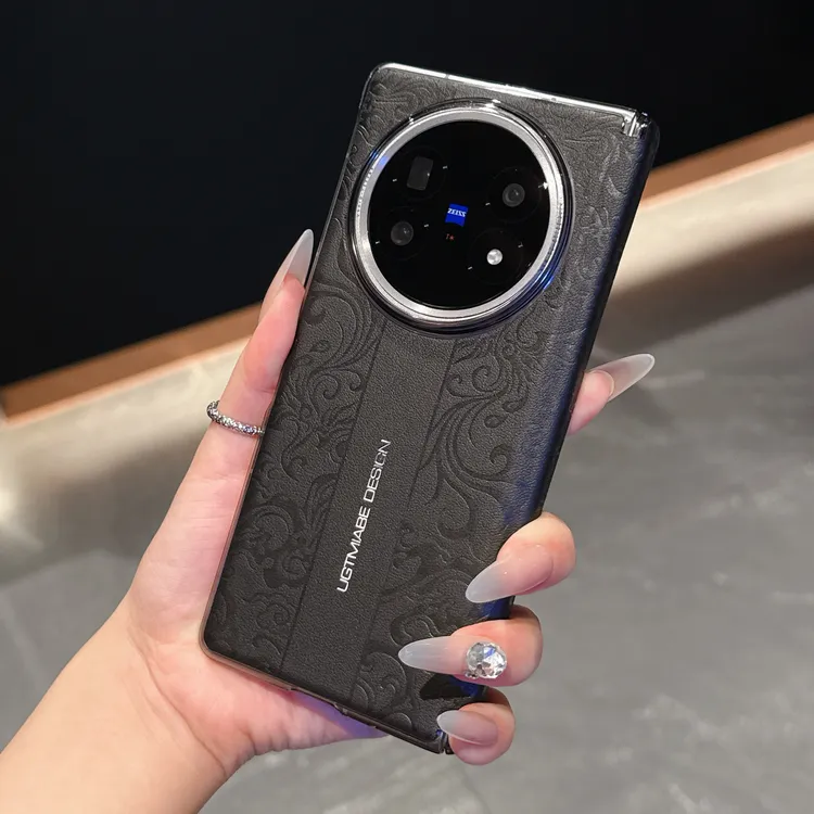 国潮印花适用vivoxfold5手机壳新款折叠MateX6中轴保护V5网红爆款