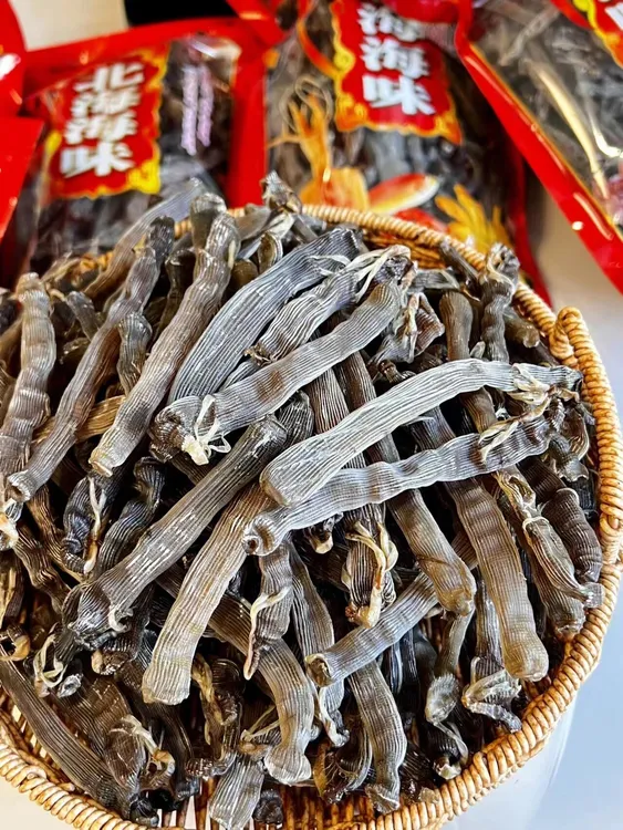 北海特产灰黑沙虫干
