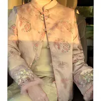 【团圆凤凰】保暖新中式棉衣时尚棉服外套复古女装上衣长袖冬季厚款
