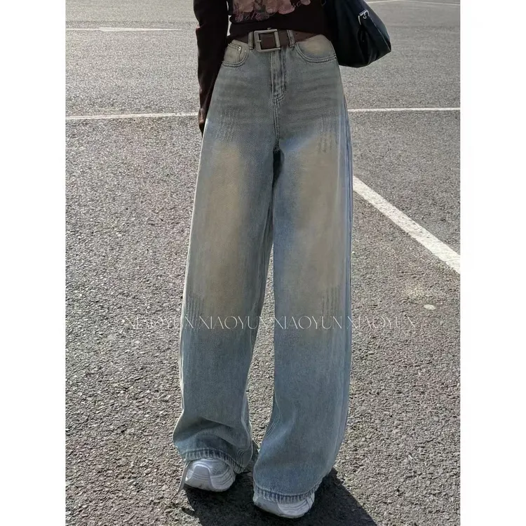 【废土牛仔】 小允姐姐2025新款时尚高级牛仔裤