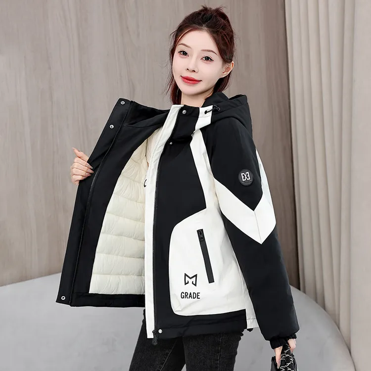 2025冬季冲锋衣棉服棉衣宽松棉袄时尚加厚外套韩版百搭外套女工装