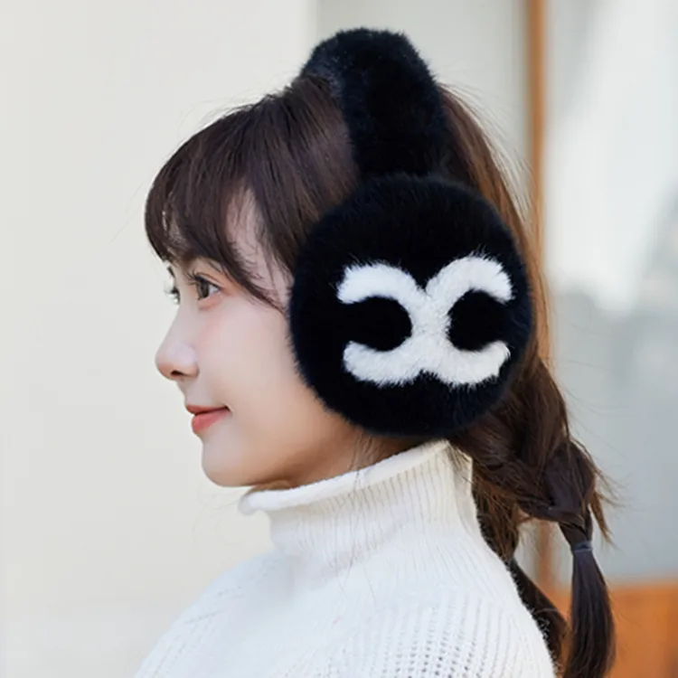 双C保暖耳罩冬季耳套新款冬季毛绒学生宿舍韩版护防冻冷天保暖女
