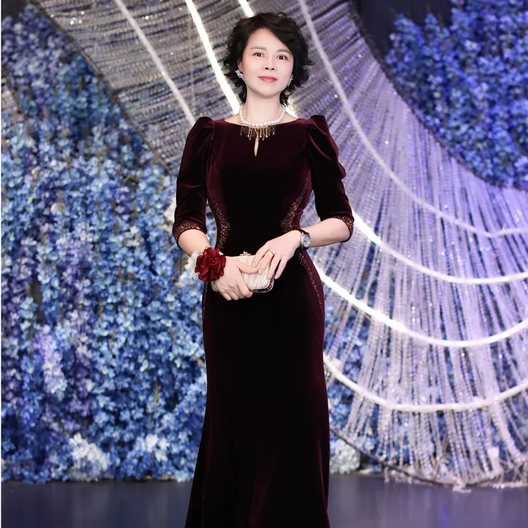 喜婆婆喜妈妈高定气质喜妈妈高贵奢华婚庆礼服