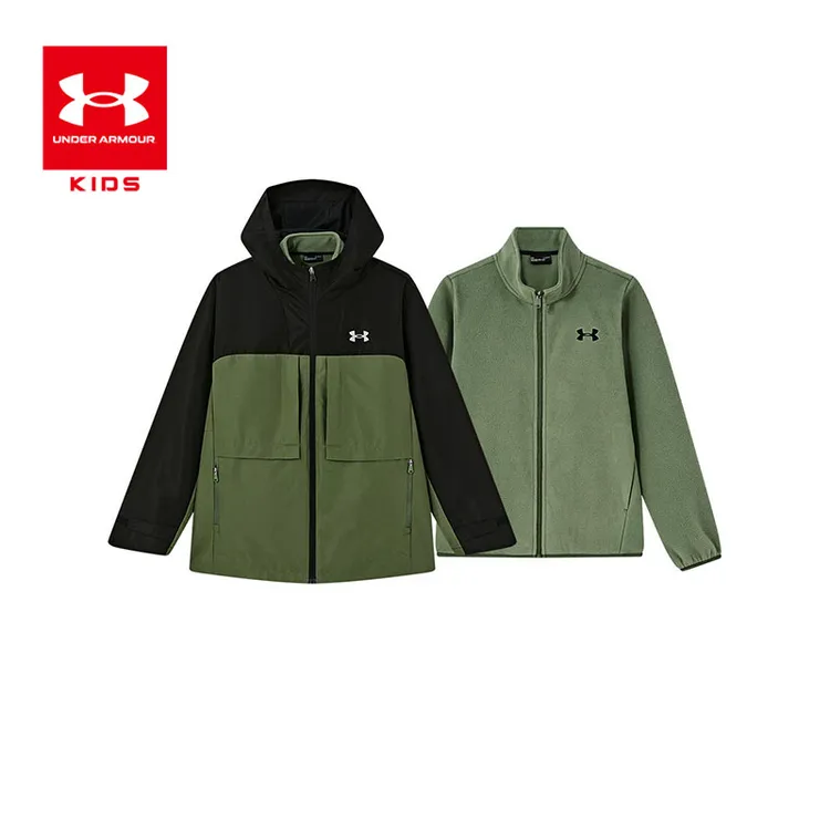 Under Armour/安德玛儿童防风童装运动户外秋冬梭织男女童冲锋衣