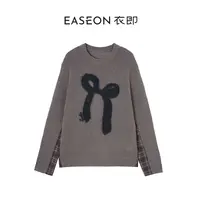 衣即「甜心结语」100山羊绒蝴蝶结毛针织衫秋季长袖上衣YP59MSF190