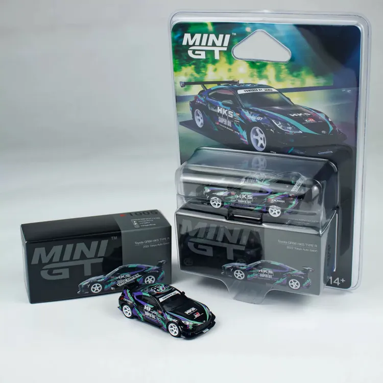 MINIGT 1/64 丰田 Toyota GR86 HKS 涂装 车内摆件 汽车模型 1005