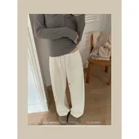 YESWOMEN深冬密密绒·秋冬加绒抽绳卫裤显瘦休闲阔腿XY75511C2321