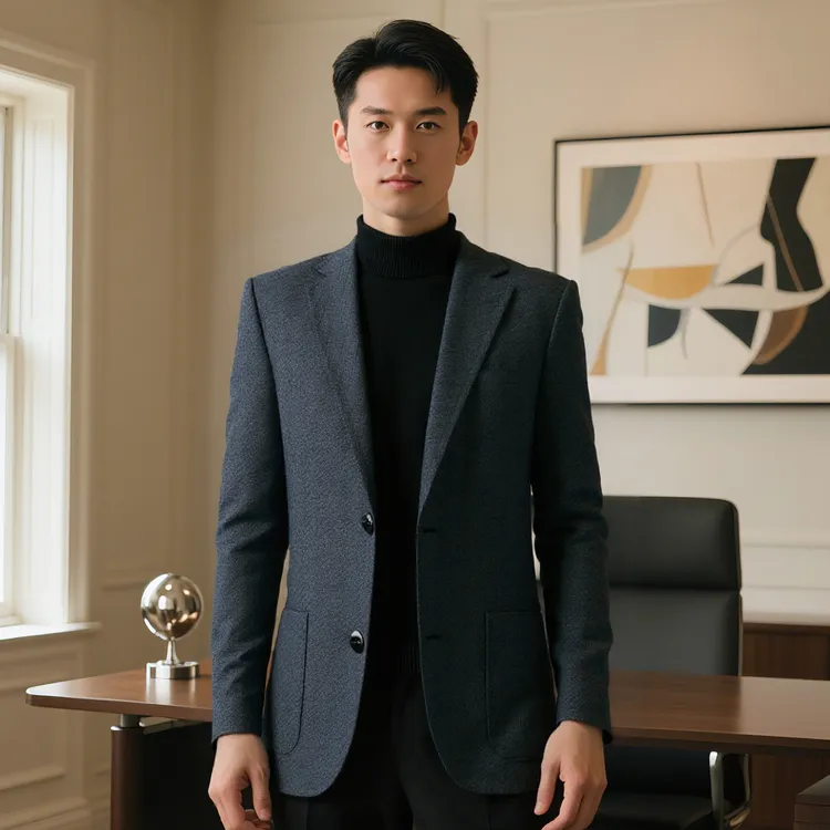 2025男士西服男装外套西装春秋男修身韩版中青年休闲商务