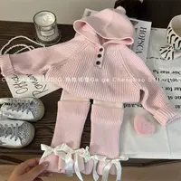 女童秋装套装2025秋新款韩版童装女宝宝春秋两件套P140