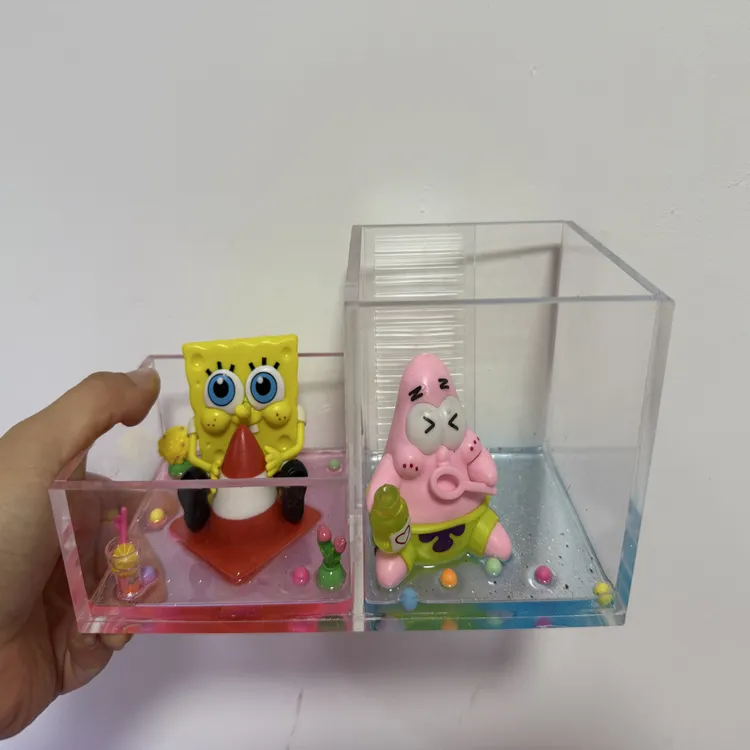 手工寄居蟹海绵宝宝水盆（尺寸20✖️10✖️10）