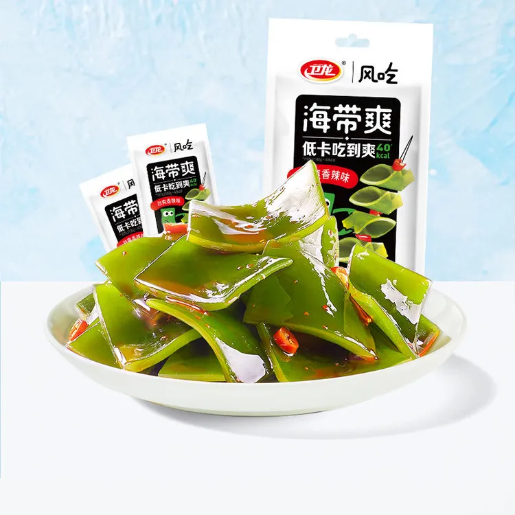 卫龙风吃海带开袋即食小包装脆爽海带香辣网红解馋零食休闲小吃