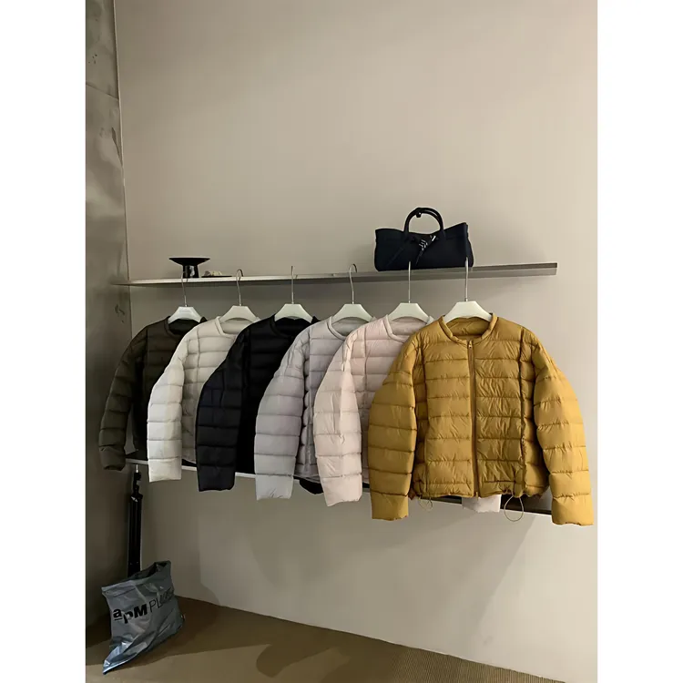 排骨羽绒服女短款轻薄白鸭绒2025新款小个子泡芙蓬松超好看外套