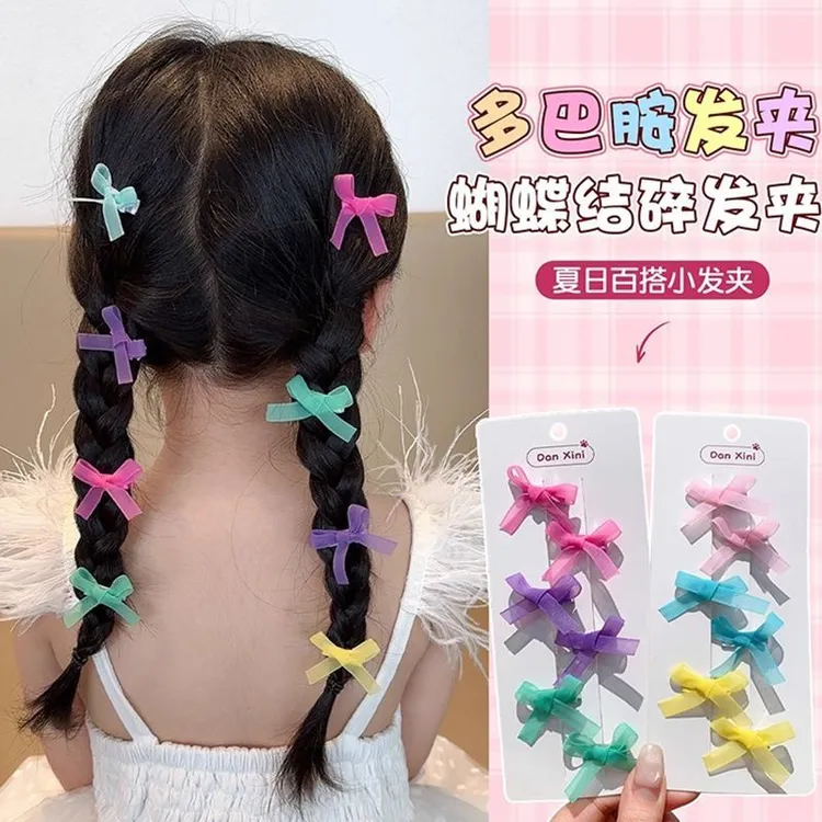 清新2025女2025年夏发饰碎发夹公主刘海夹发卡少女