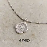 铜合金项链 EFED EFED幸运四叶草花花项链