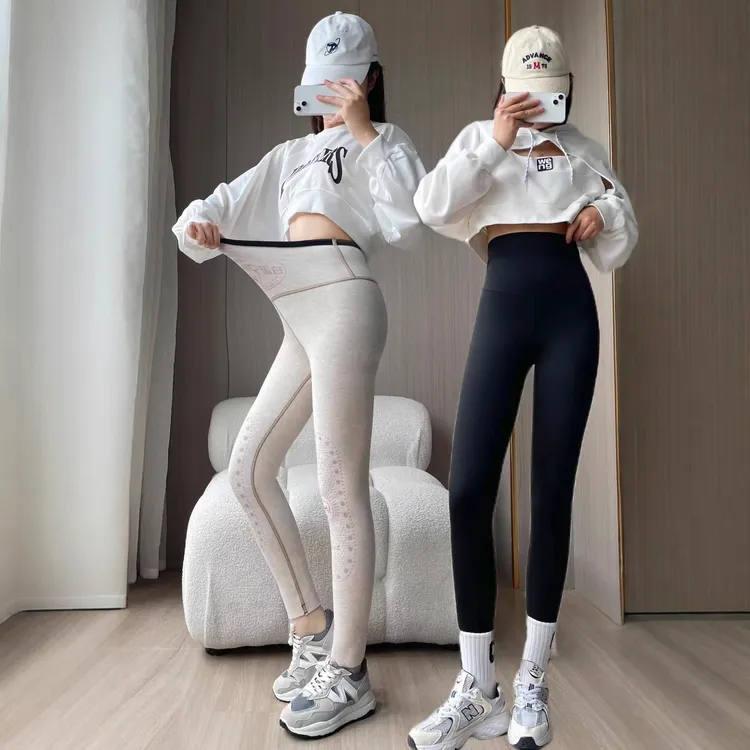 【‘新疆包邮】长裤高弹秋季秋冬外穿保暖羊绒蚕丝蛋白芭比裤加厚