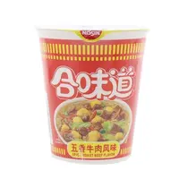 日清合味道五香牛肉杯面77g/桶