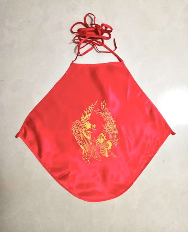 中国风龙凤飞舞结婚大红肚兜情侣内衣喜庆本命年睡衣中国风复古