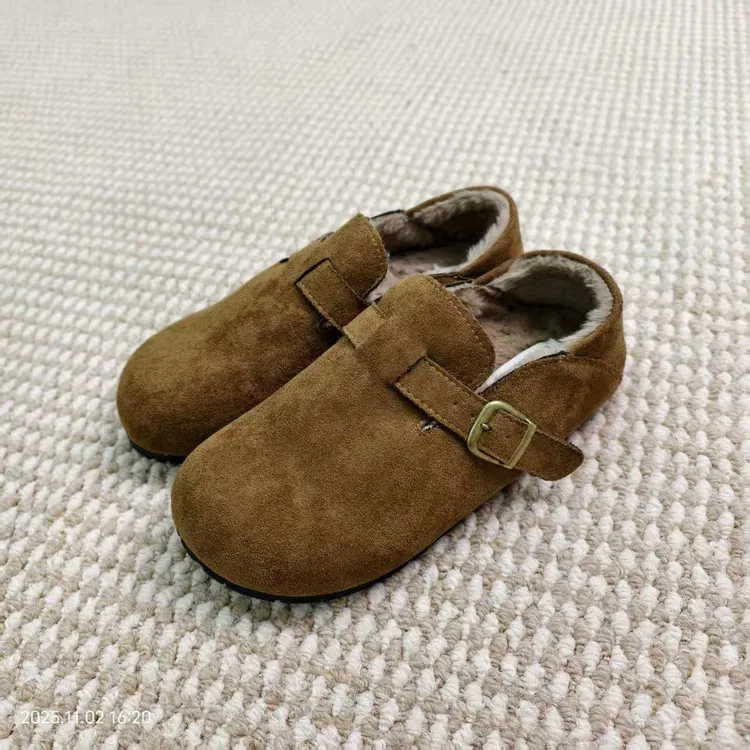 手慢无！冬季懒人鞋防滑时尚休闲鞋软底步鞋棉鞋皮鞋HD Y-1