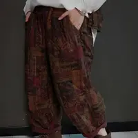 AK6830胭絮-加棉小板凳裤