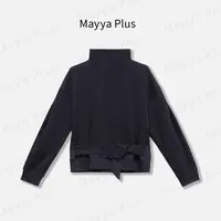 【山海】Mayya Plus麦芽定制气质显瘦流光风针织上衣32537392