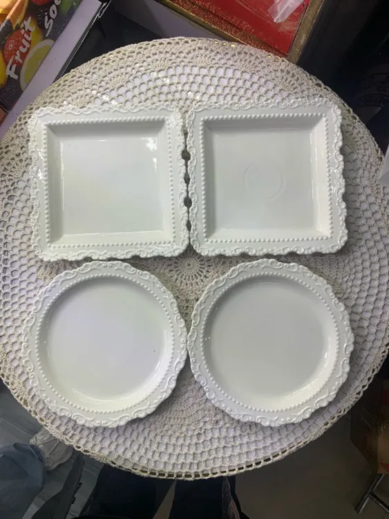 四件套法式餐盘家用高颜值西餐牛排餐盘轻奢高级感家用盘子