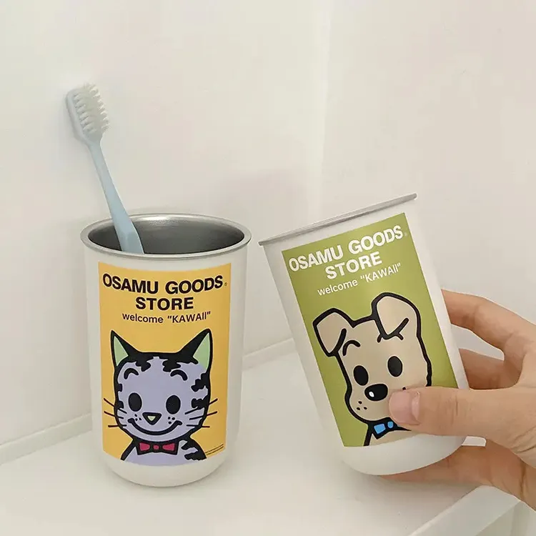 可爱漱口杯家用牙刷杯情侣高颜值宿舍洗漱套装水杯ins