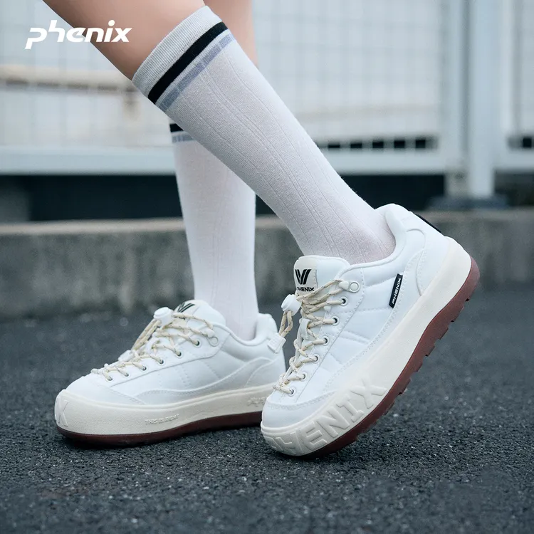 phenix菲尼克斯Urban雪摩克休闲鞋秋季新款牛津布嘭嘭鞋情侣板鞋