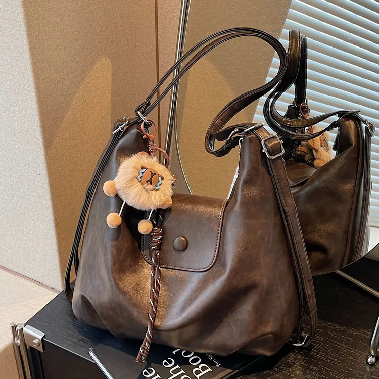 托特包女式2024新款大容量通勤双肩包小众设计单肩包轻便旅游背包