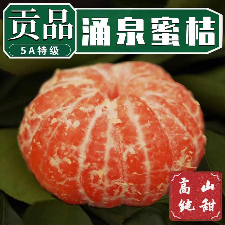 8A贡品高山正宗临海涌泉蜜桔无核蜜橘当季新鲜水果橘子桔子礼盒装