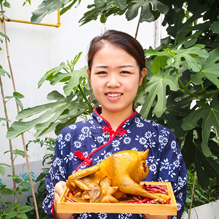 「现卤现发」1000克香菇麻椒鸡新鲜开袋即食熟食传统做法
