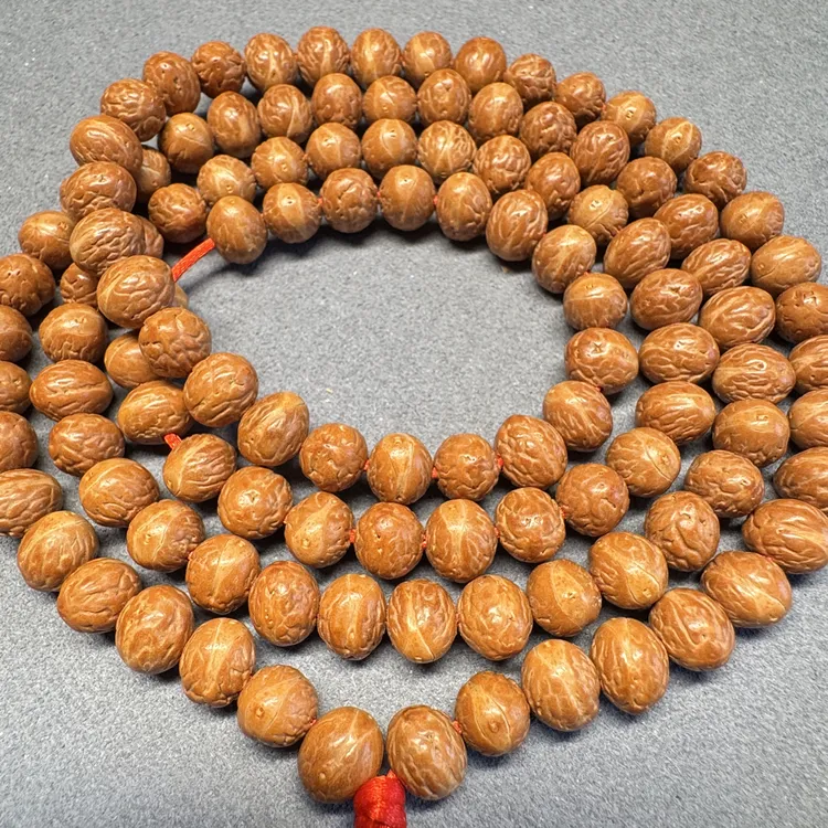 老树王大眼酸枣核平替小凤眼108念珠精挑精卡6+国产菩提碟庄红皮