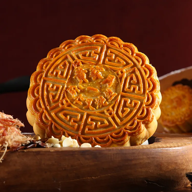 黄家月【中秋特惠】五仁叉烧月饼｜蛋黄莲蓉、金桔等口味｜500g（简装）