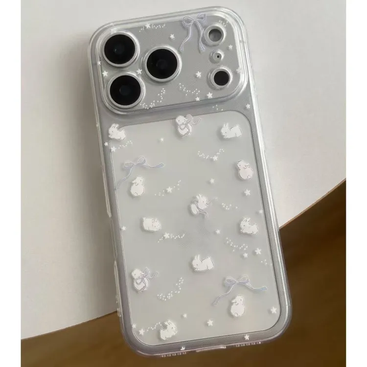 卡通可爱小兔子适用iphone17Promax/17手机壳华为P70vivo小米全包