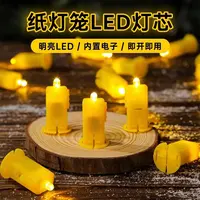 【花灯原装灯串 灯芯】发光电子蜡烛灯笼灯珠DIY光源白光氛围小夜灯