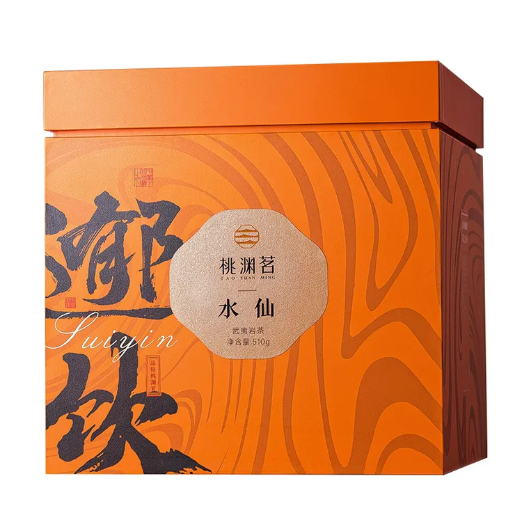 桃渊茗茶叶高山武夷岩茶大红袍水仙乌龙茶叶送礼盒装510g顺丰发货