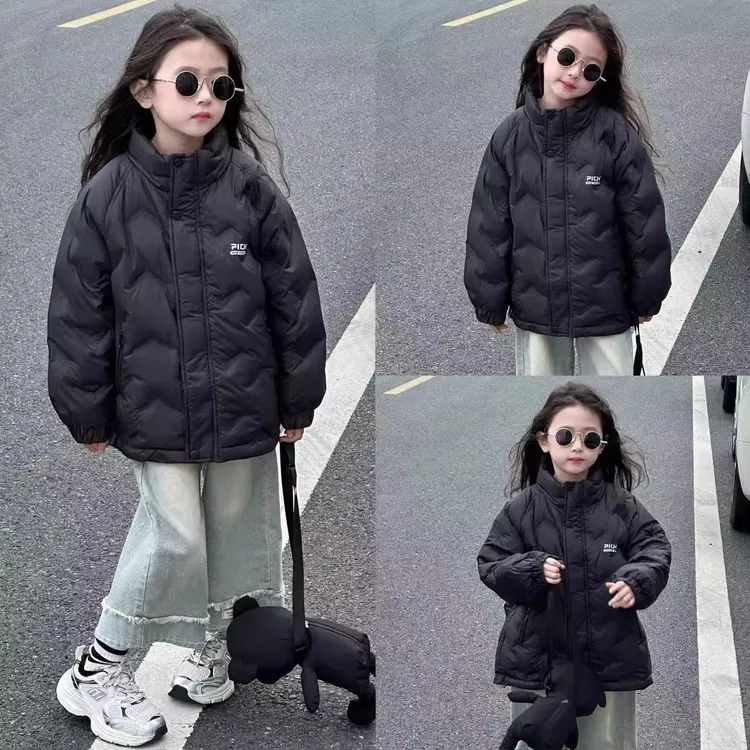 儿童轻薄羽绒服女款冬季新款女童白鸭绒外套洋气女孩冬装棉袄上衣