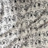 【绒兰】丝滑有光泽！丝光绫罗贡缎面料115号快乐女孩