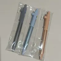 【1支】zento中性笔金属笔握低重心黑色0.5mm顺滑按动笔0.38半金属