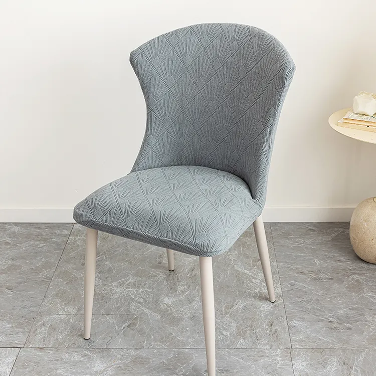 工头椅子套罩厚款高弹力家用餐椅套小弧形异形圆弧形椅套四季通用