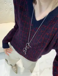 【例畔精选】V领长袖针织常规款毛针织衫毛衣圆领开衫时尚A866#
