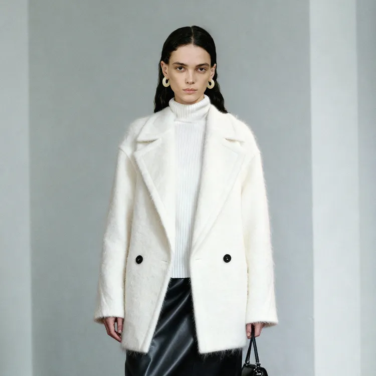 LYNEE【泰迪】黑标系列 毛粒绒大衣 LGD2FAW290