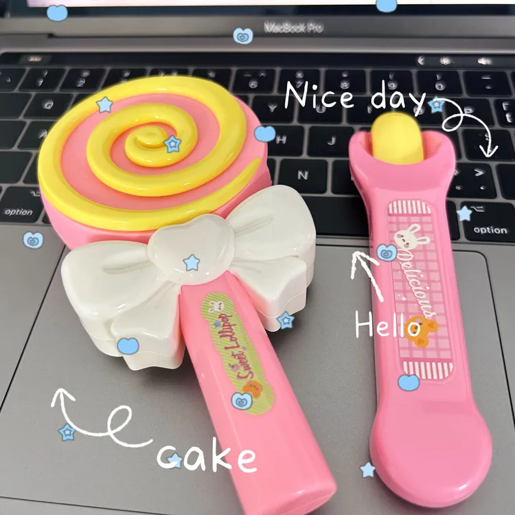 棒棒糖新款娃娃喂食玩具仿真冰淇淋投喂套进餐喂食过家家玩具