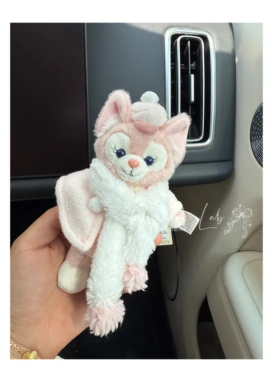 粉粉玲娜贝儿毛绒公仔玩偶挂饰钥匙扣包包挂件车载毛茸茸女生礼物