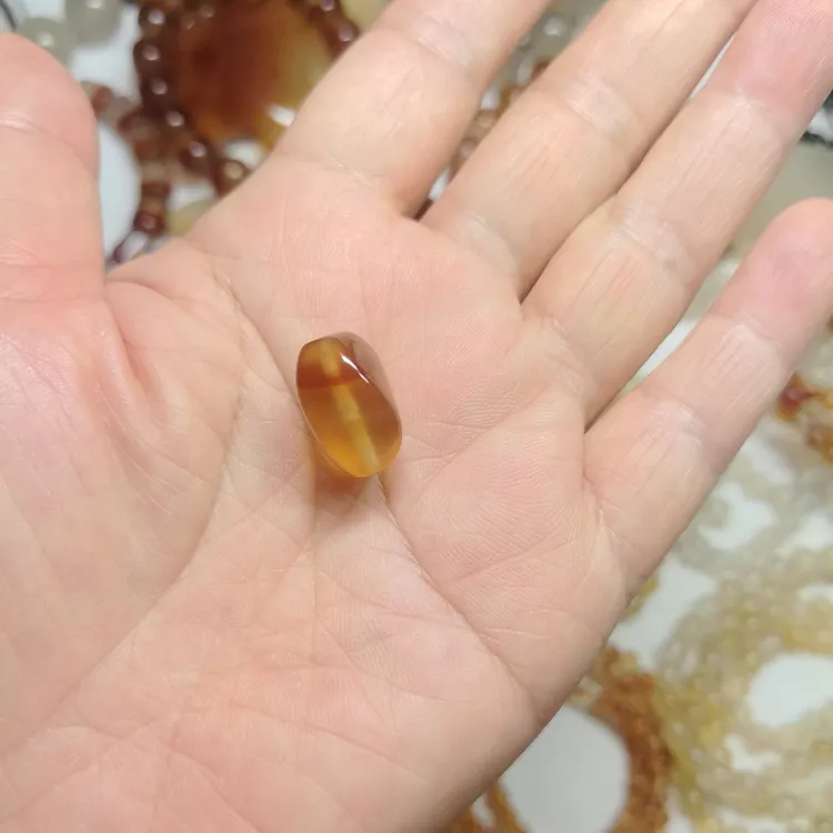 逊克天然北红玛瑙珠子